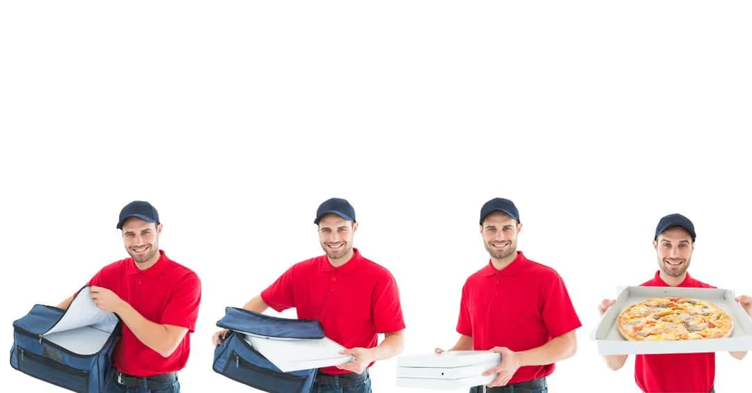 Image of pizza delivery guy.